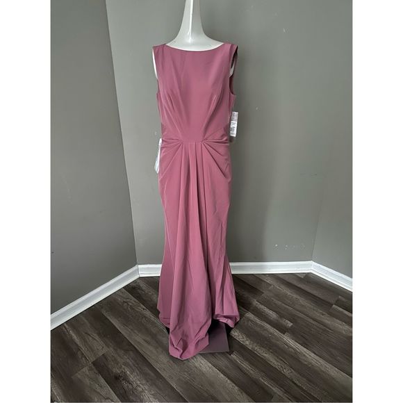 NWT Kay Unger Sansa Stretch-Crepe Gown Size 8 $318 - Picture 5 of 10